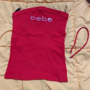 COPY - Bebe logo Orange top size M